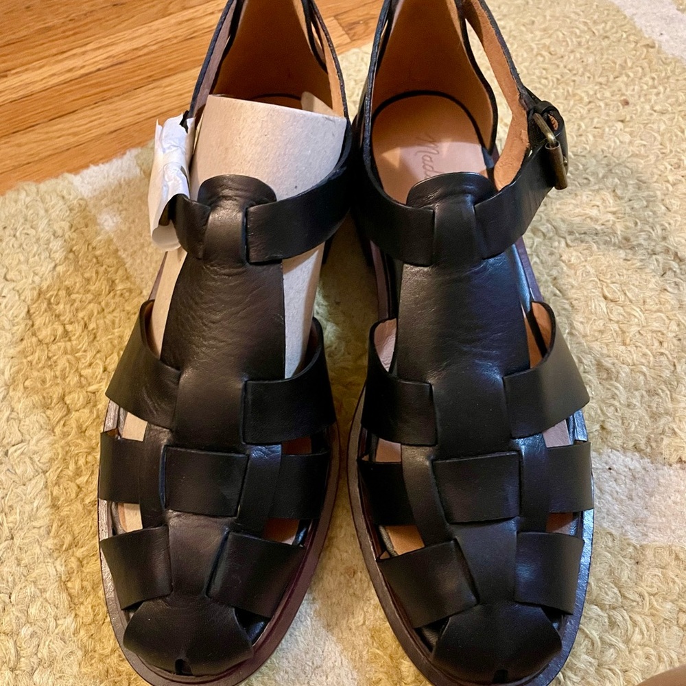 Madewell leather fisherman sandal 9.5